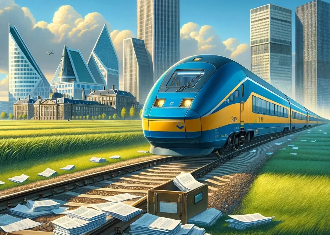 Screenshot van het Blaadjes op het spoor rapport